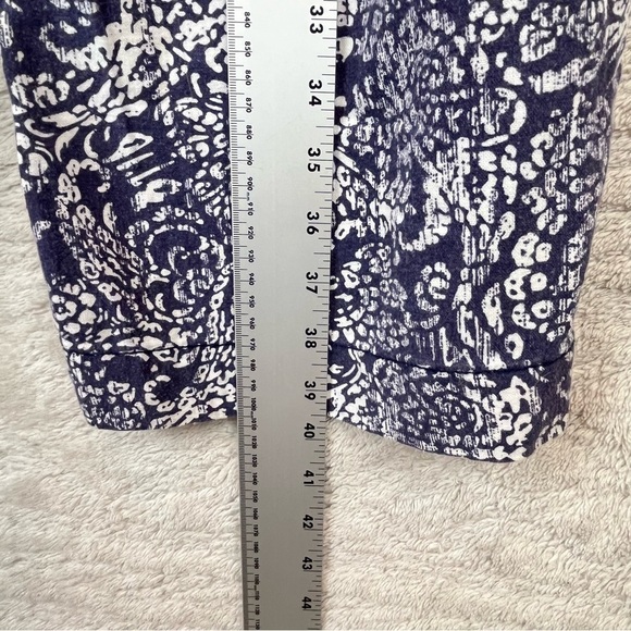 Linen Pull-On Pants Size Large Blue Batik by Sound/Style - Picture 11 of 11
